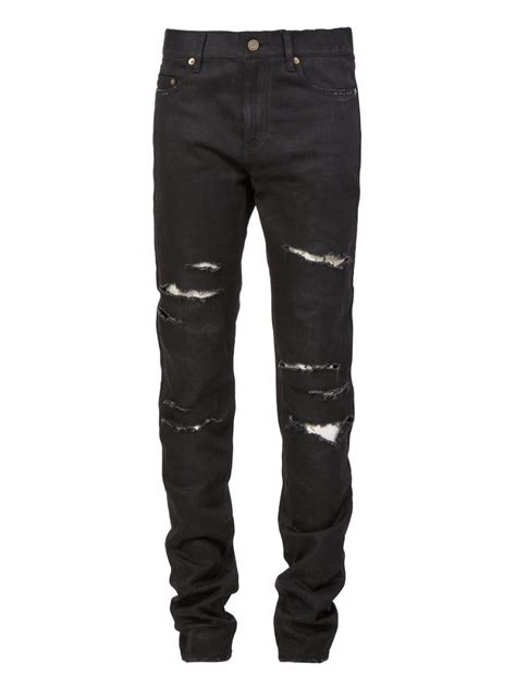 ysl black jeans men review|farfetch YSL jeans for men.